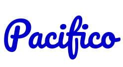 Pacifico police de caractère